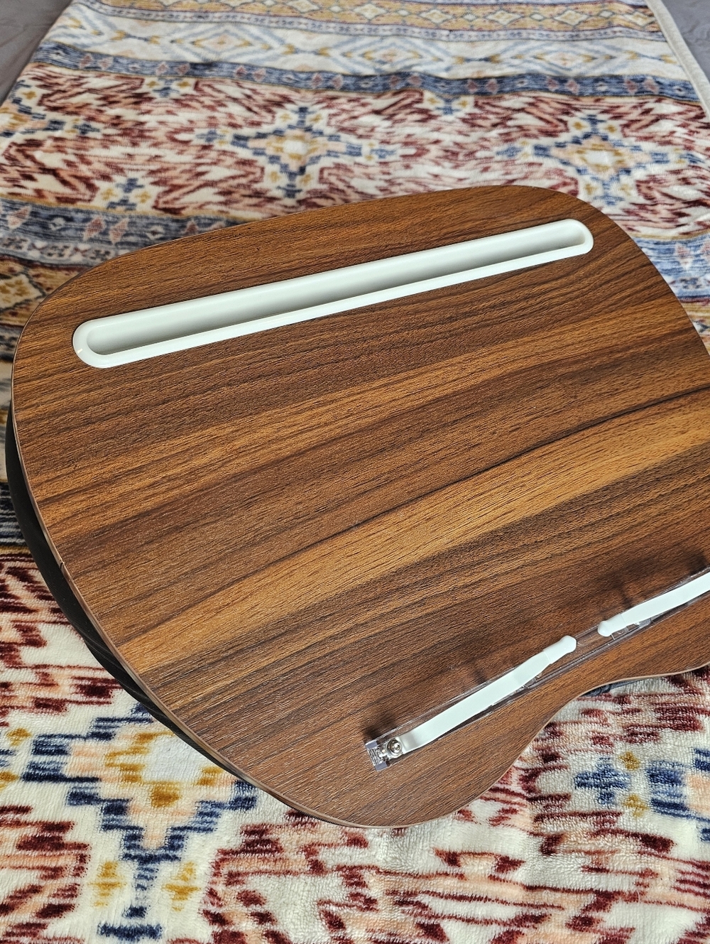 BEANBAG Lap Desk/Reading Book Stand Like New w/page holders
